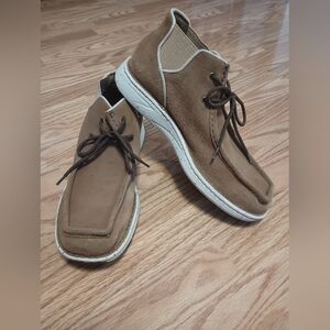 Justin HiCall Moc Toe Chukka Shoes. Men's 12